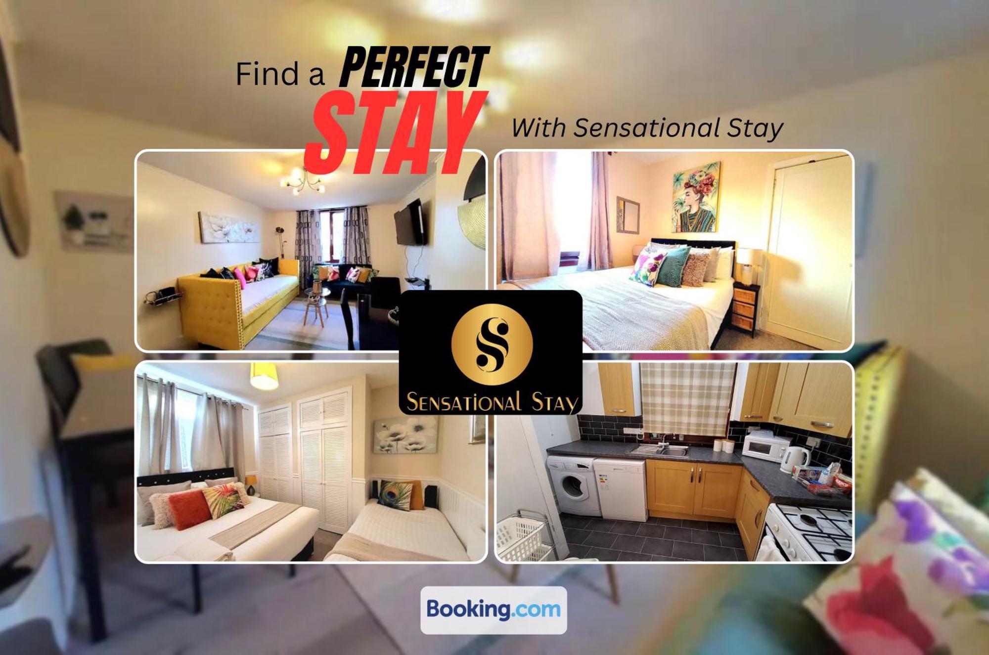 Sensational Stay Short Lets & Serviced Accommodation 2 Bedroom Apartment Aberdeen, Middlefield Place Экстерьер фото